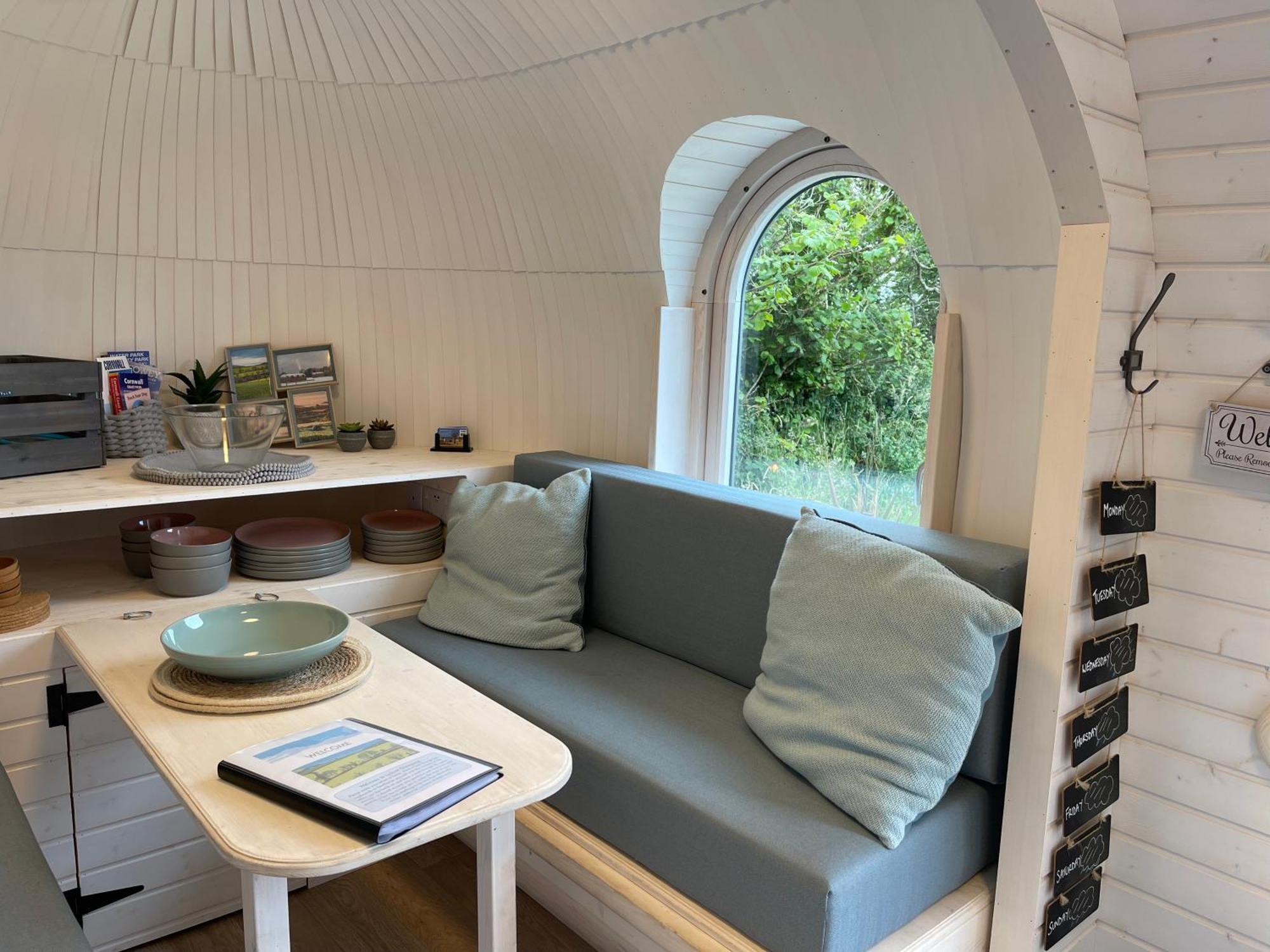 Clotted Cream -lydcott Glamping, Cornish Sea Views *